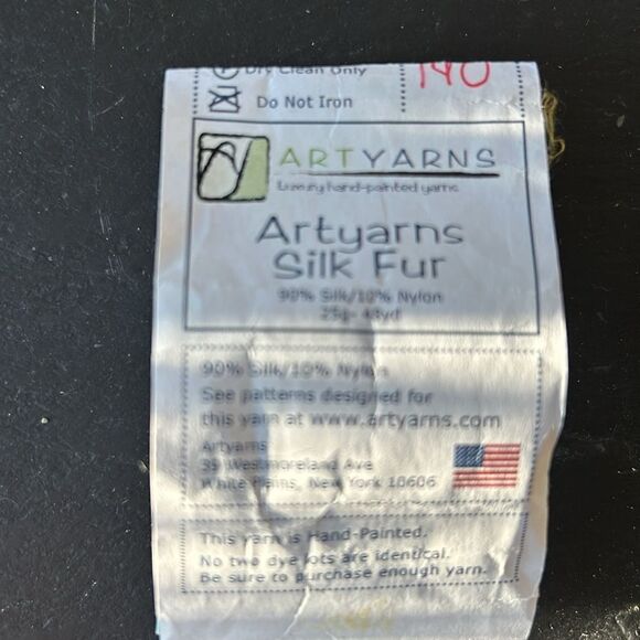 Hand Crafted silk and nylon stretch headband cowl green black mocha ivory Large - Picture 12 of 13